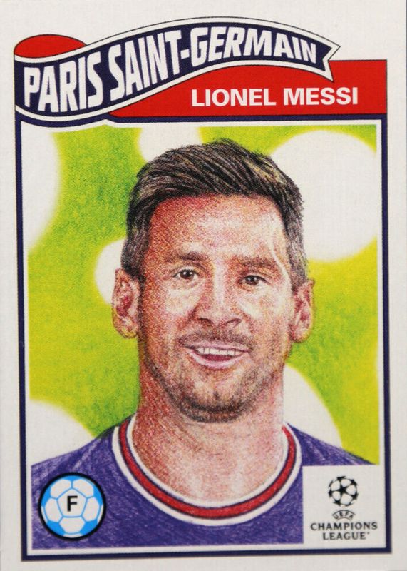 Lionel Messi 2021 Topps Living UCL 400 Base (Print Run 7,180) Price Guide Sports Card Investor